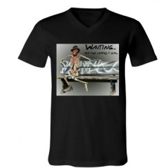 Unisex V-Neck Jersey Tee