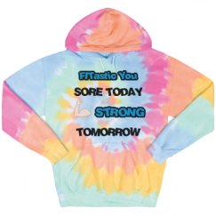 Unisex Tie-Dye Fleece Hoodie