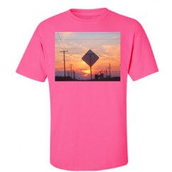 Unisex Ultra Cotton Safety Neon Crewneck Tee