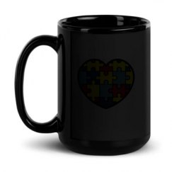 15oz Black Glossy Mug