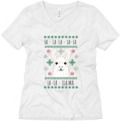 Ladies Relaxed Fit V-Neck Tee