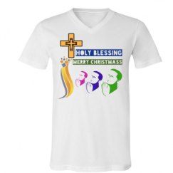 Unisex V-Neck Jersey Tee