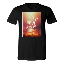 Unisex V-Neck Jersey Tee