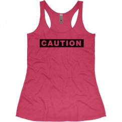 Ladies Slim Fit Super Soft Racerback Triblend Tank
