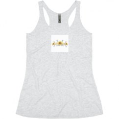 Ladies Slim Fit Super Soft Racerback Triblend Tank