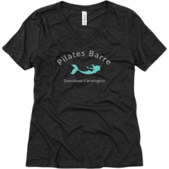 Ladies Relaxed Fit Super Soft Triblend V-Neck Tee