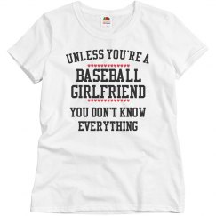 Baseball girlfriend knows