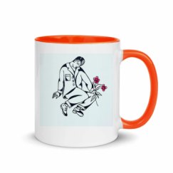 11oz Ceramic Mug with Color Inside