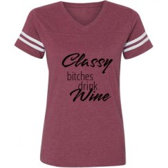 Ladies Relaxed Fit Vintage Sports Tee