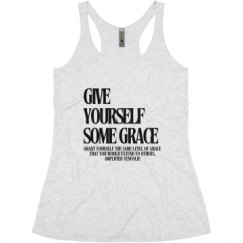 Ladies Slim Fit Super Soft Racerback Triblend Tank