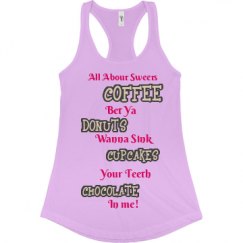 Ladies Slim Fit Racerback Tank Top