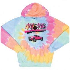 Unisex Tie-Dye Fleece Hoodie