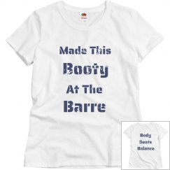 Made this booty at the barre BodyBeatsBalance