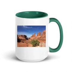 15oz Ceramic Mug with Color Inside