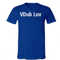 Unisex V-Neck Jersey Tee