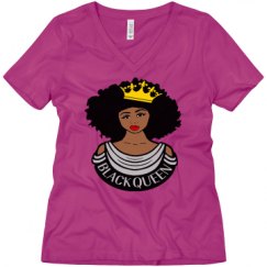 Ladies Relaxed Fit V-Neck Tee