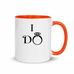 11oz Ceramic Mug with Color Inside