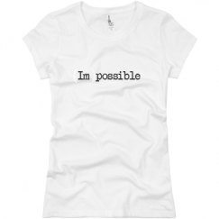 Ladies Slim Fit Basic Promo Jersey Tee