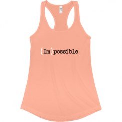 Ladies Slim Fit Racerback Tank Top