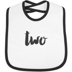 Infant Contrast Trim Bib