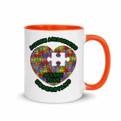 11oz Ceramic Mug with Color Inside