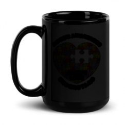 15oz Black Glossy Mug
