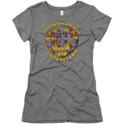Ladies Slim Fit Super Soft Triblend Tee