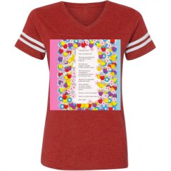 Ladies Relaxed Fit Vintage Sports Tee