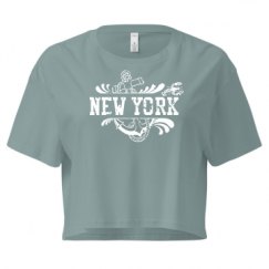 Ladies Festival Cali Crop Top Tee