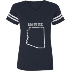 Ladies Relaxed Fit Vintage Sports Tee