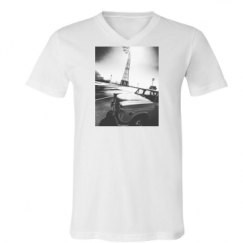 Unisex V-Neck Jersey Tee