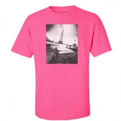 Unisex Ultra Cotton Safety Neon Crewneck Tee