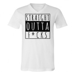 Unisex V-Neck Jersey Tee