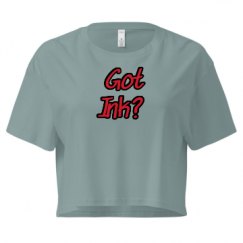 Ladies Festival Cali Crop Top Tee