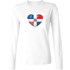 Ladies Relaxed Fit Basic Long Sleeve Tee