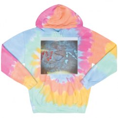 Unisex Tie-Dye Fleece Hoodie