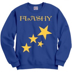 Unisex Film and Foil Crewneck Sweatshirt