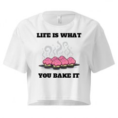 Ladies Festival Cali Crop Top Tee