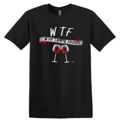 WTF Wine Tasting Friends unisex blk
