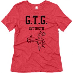 Ladies Relaxed Fit Super Soft Triblend Tee