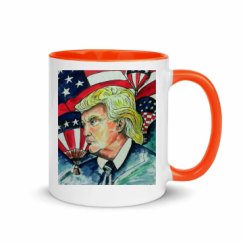 11oz Ceramic Mug with Color Inside