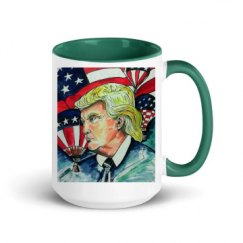 15oz Ceramic Mug with Color Inside