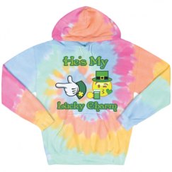 Unisex Tie-Dye Fleece Hoodie