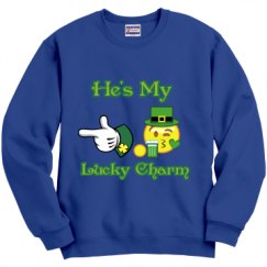 Unisex Film and Foil Crewneck Sweatshirt