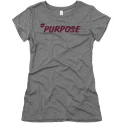 Ladies Slim Fit Super Soft Triblend Tee
