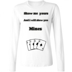 Ladies Relaxed Fit Basic Long Sleeve Tee