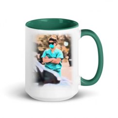 15oz Ceramic Mug with Color Inside