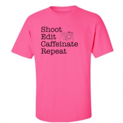 Unisex Ultra Cotton Safety Neon Crewneck Tee