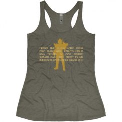 Ladies Slim Fit Super Soft Racerback Triblend Tank