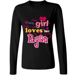 Ladies Relaxed Fit Basic Long Sleeve Tee
